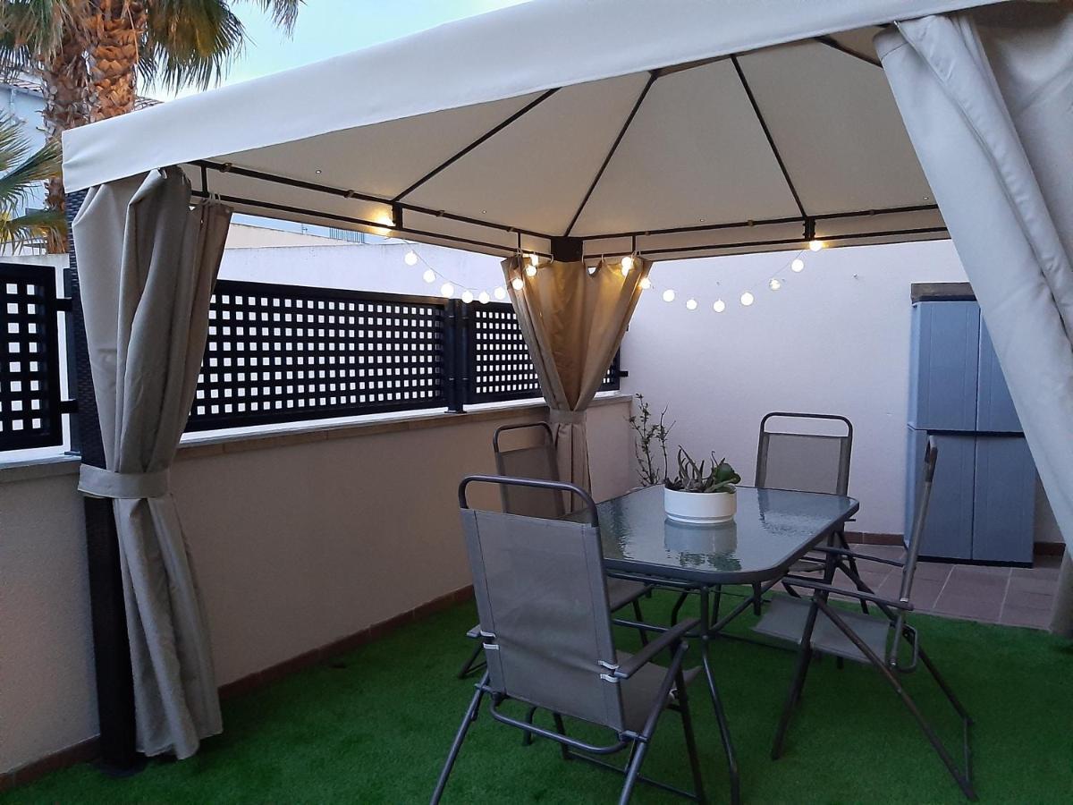 Gran Terraza Con Piscina Appartement Sant Jaume d'Enveja Buitenkant foto